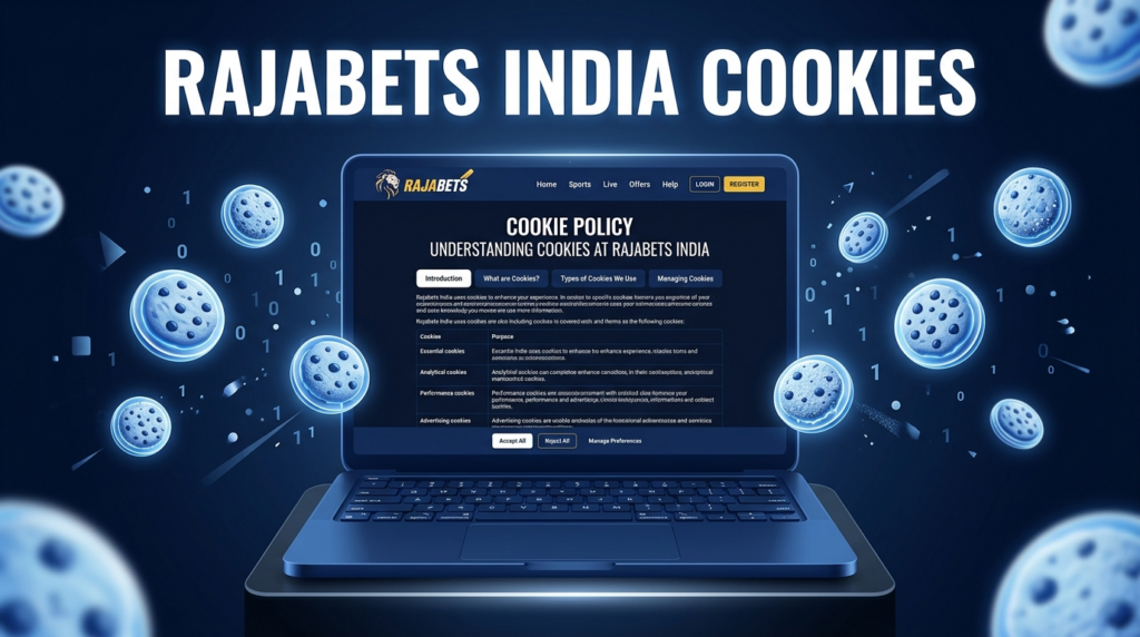 Cookies Policy for Rajabets India users detailing website functionality, cookie preferences, data security, and privacy practices