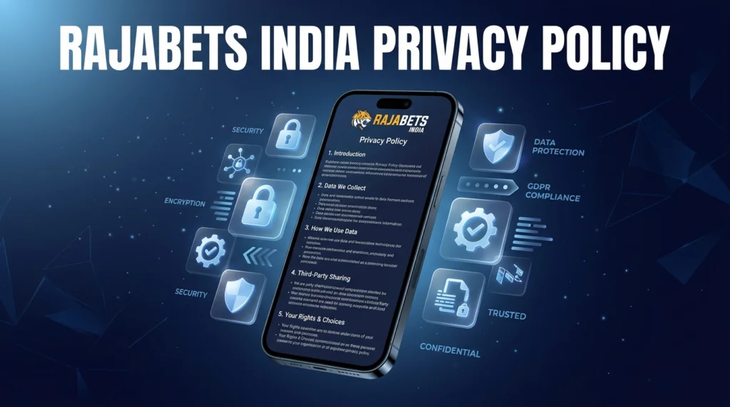 Rajabets India privacy and data protection policy with secure account management, information security, and user rights